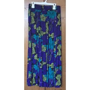 VTG Norton McNaughton 80’s Midi Skirt NWT Jewel Tones Paisley Size 10 Colorful